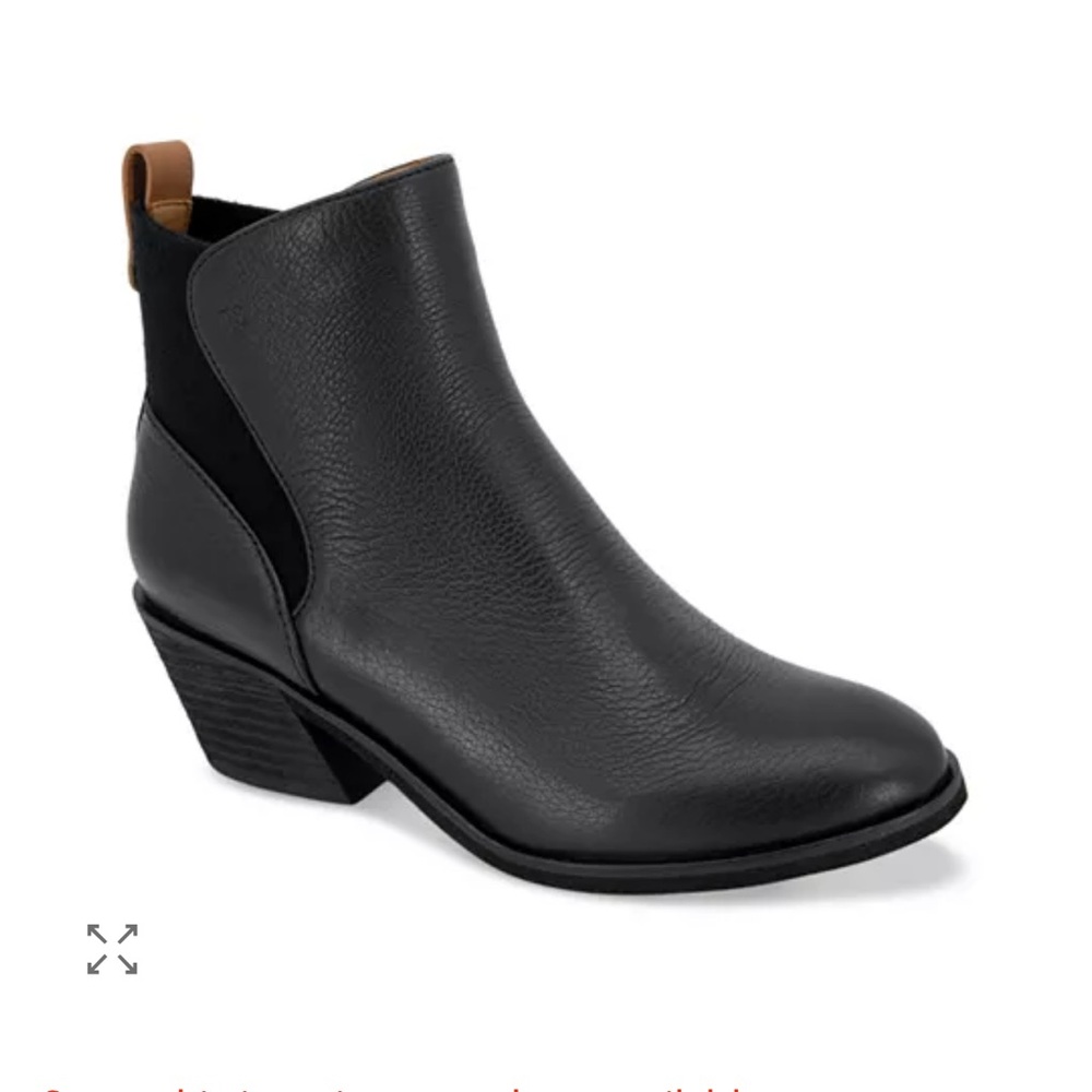 Gentle Souls clint western Black Ankle Booties